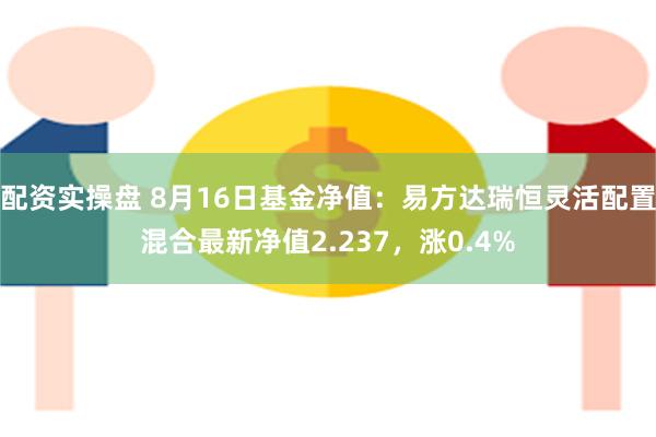 配资实操盘 8月16日基金净值：易方达瑞恒灵活配置混合最新净值2.237，涨0.4%