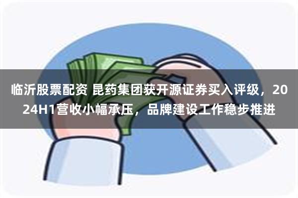 临沂股票配资 昆药集团获开源证券买入评级，2024H1营收小幅承压，品牌建设工作稳步推进