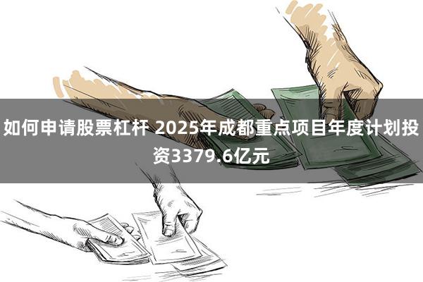 如何申请股票杠杆 2025年成都重点项目年度计划投资3379.6亿元